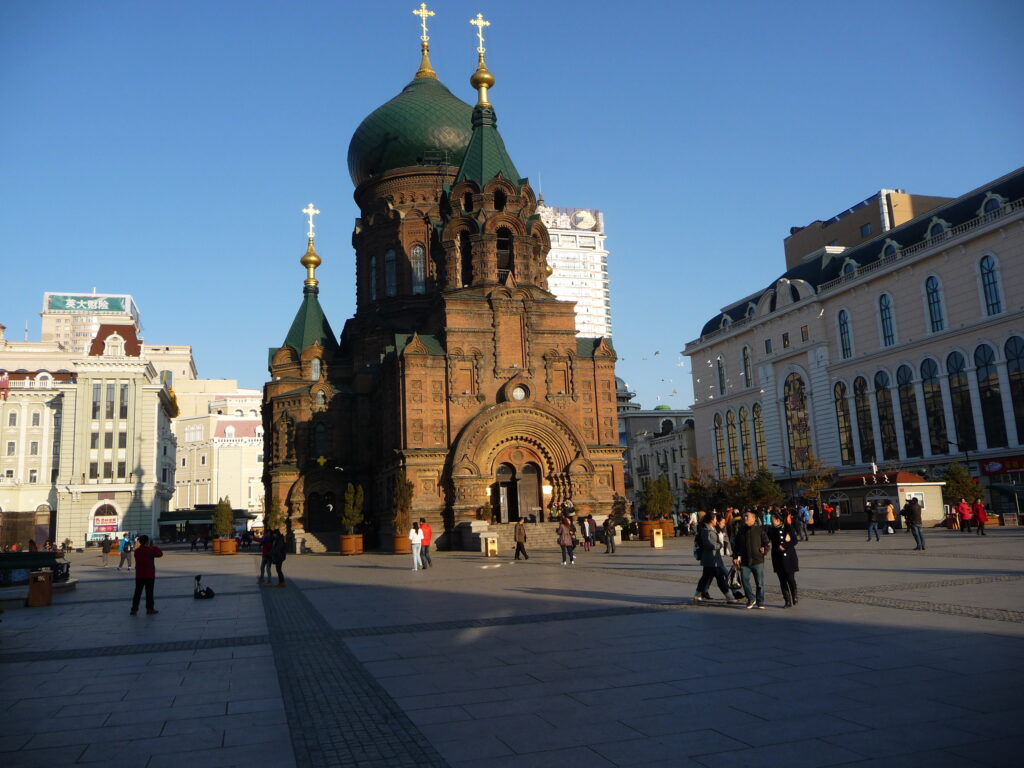 ハルビン市のロシア風教会