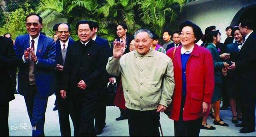 南巡講話時の鄧小平