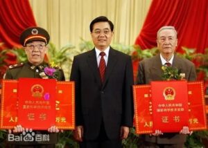 葉篤正国家最高科学技術賞受賞写真