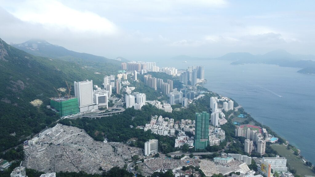 香港大学のある薄扶林の風景