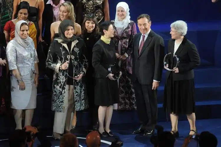 任詠華のユネスコ賞受賞写真